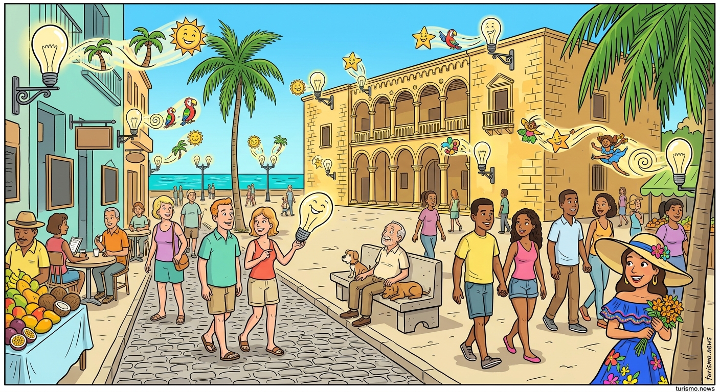 Collado delivers Columbus Alcázar and kicks off Colonial City lighting Collado delivers Columbus Alcázar and kicks off Colonial City lighting