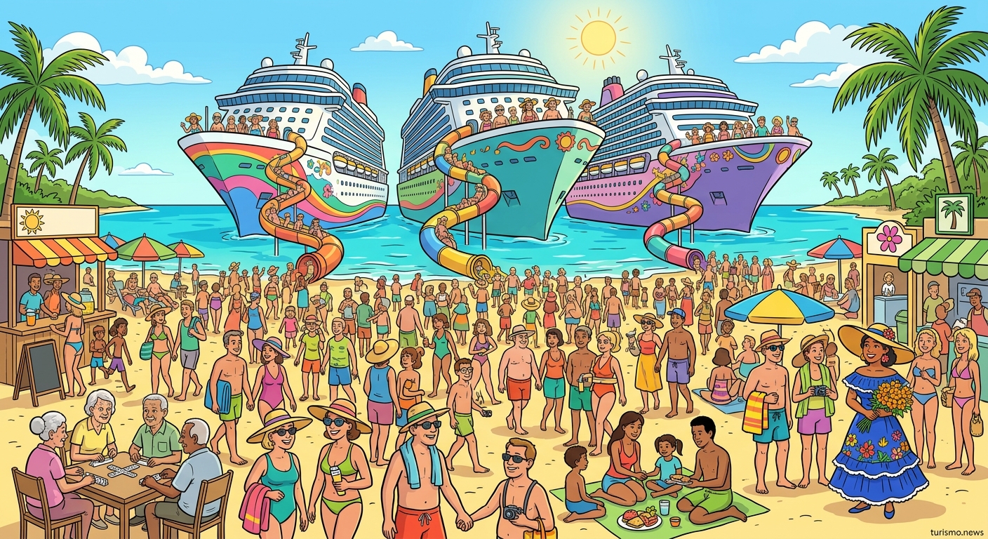 Carnival, Royal Caribbean y Norwegian copan el 84% de los cruceristas en RD